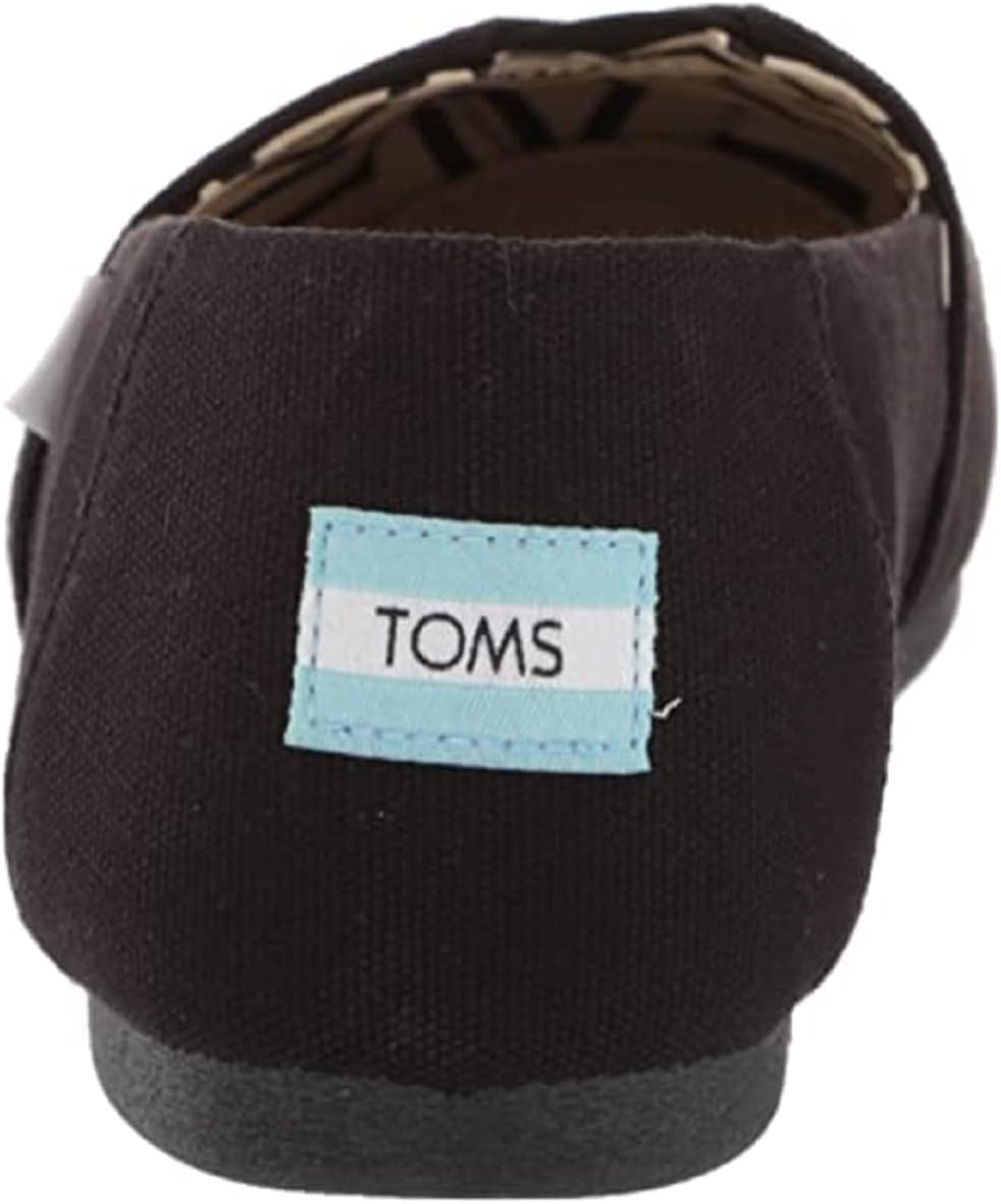 TOMS Women's Alpargata Classic Espadrille, Recycled Cotton Canvas Upper