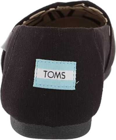 TOMS Women's Alpargata Classic Espadrille, Recycled Cotton Canvas Upper