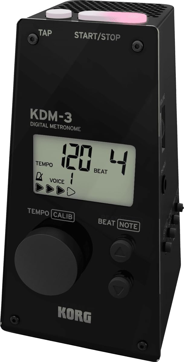 Korg KDM-3 Digital Metronome w/ Memory Backup - Black
