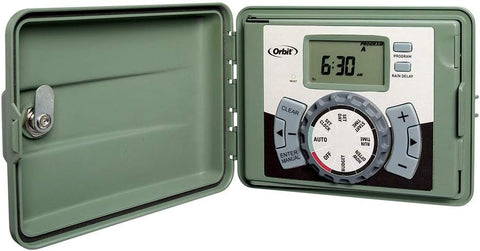 Orbit 12-Station Indoor/Outdoor Swing Panel Sprinkler System Timer - 57900