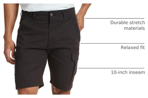 Wrangler Authentics Men's Classic Cargo Stretch Short