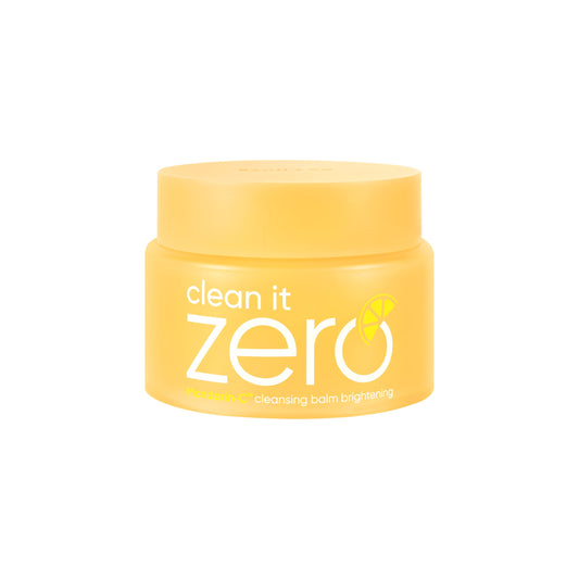 BANILA CO Clean it Zero Mandarin-C Cleansing Balm Brightening - Refreshing Makeup Remover with Vitamin C & Citrus Extracts, Korean Skincare for Glowing Complexion,Made to Brighten Dull Skin Types - 100ml/3.38 fl oz