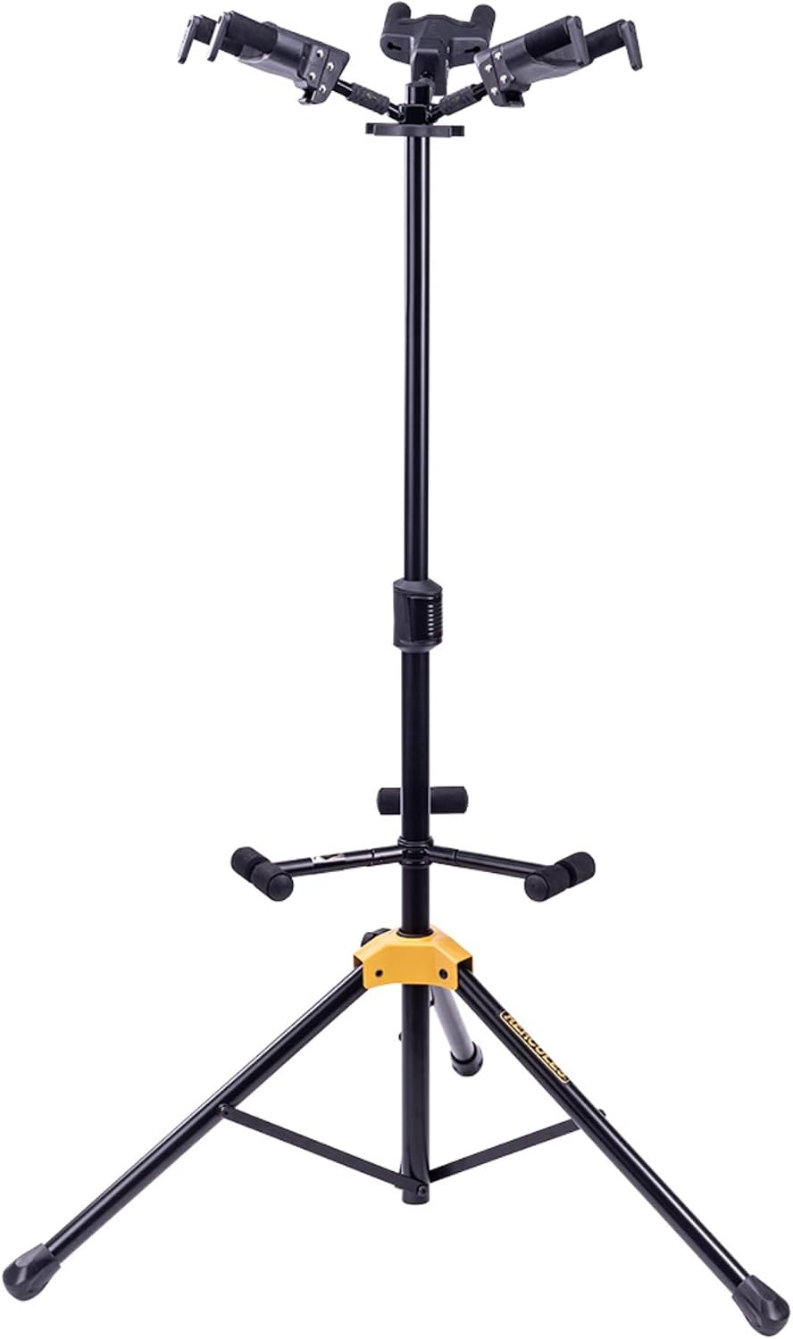 Hercules Stands GS432B Plus Tri Guitar Stand with Auto Grip System and Foldable