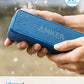 Anker AK-A3105034 Blue Portable Bluetooth Speaker, 12W, 24H Battery Life, Unbelievable Sound, Bass Up Technology, Weatherproof, 2470mAh Battery, 3.5mm AUX-IN, 80db Sensitivity