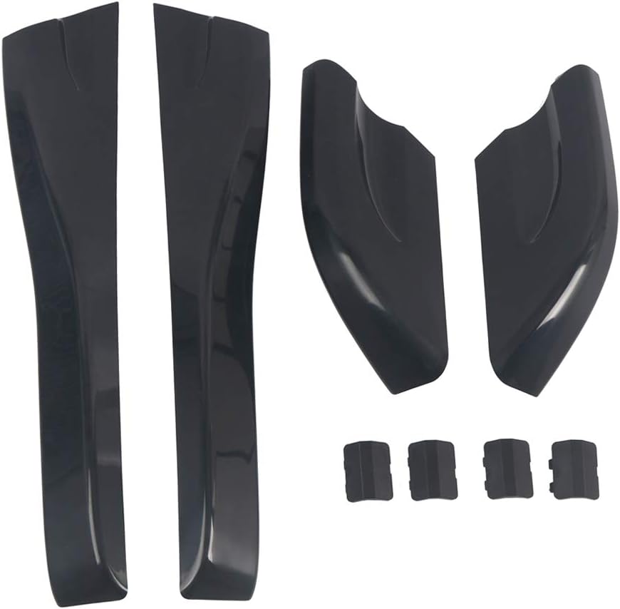 HIGH FLYING 2004-2008 for Hyundai Tucson Car Roof Rails Rack Leg Cover End Cap Protection Cover Shell Black 1 Set