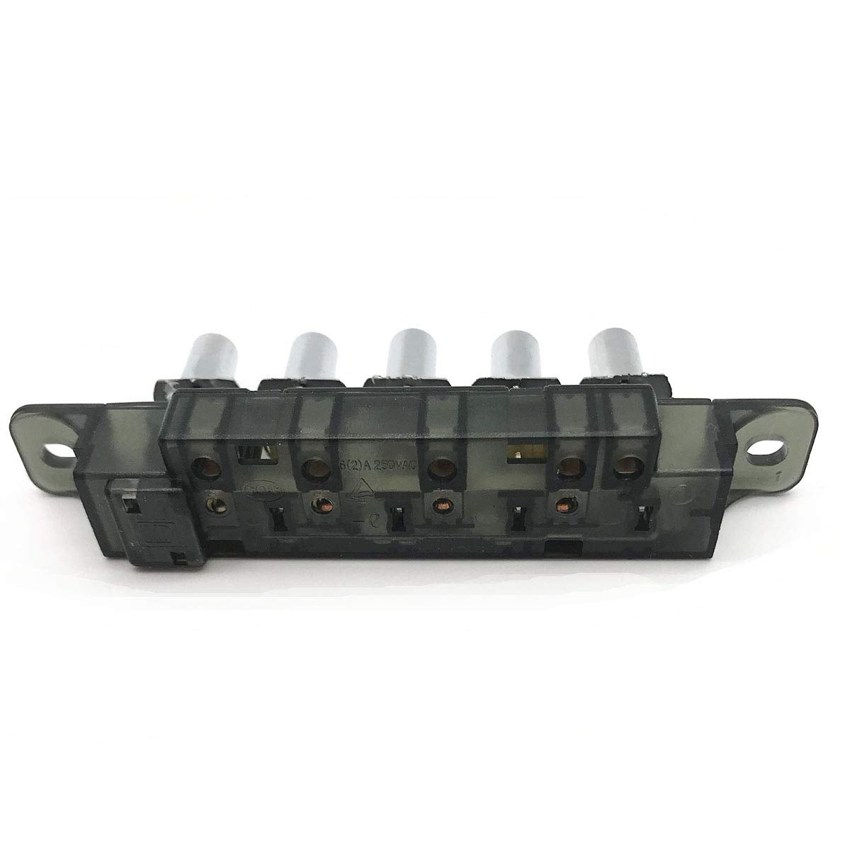 XMHF 5 Push Button Piano Type AC 250V 4A MQ165 Key Board Switch for Range Hood 2Pcs