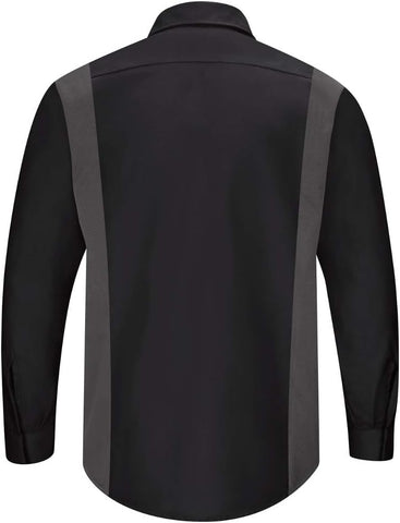 Red Kap Men's Long Sleeve Performance Plus Shop Shirt with Oilblok Technology