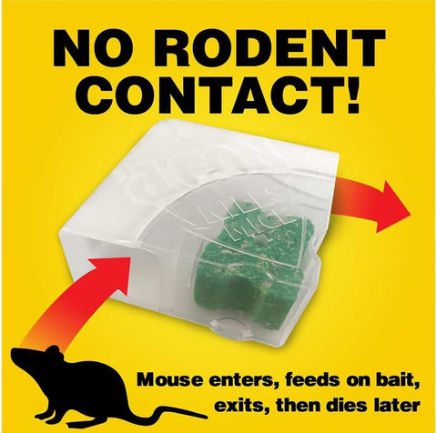 d-Con Corner Fit Mouse Bait Station, Disposable 0.5 Oz, 3 Pack