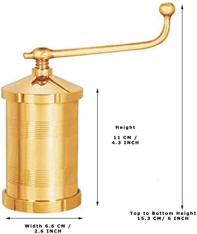 Sahishnu Online And Marketing Sev Sancha Pasta Maker,Murkul Maker, Manual Pasta Maker,Shev Maker, Gathiya Murukulu Janthikulu Maker Machine With 6 Different Jali - Brass
