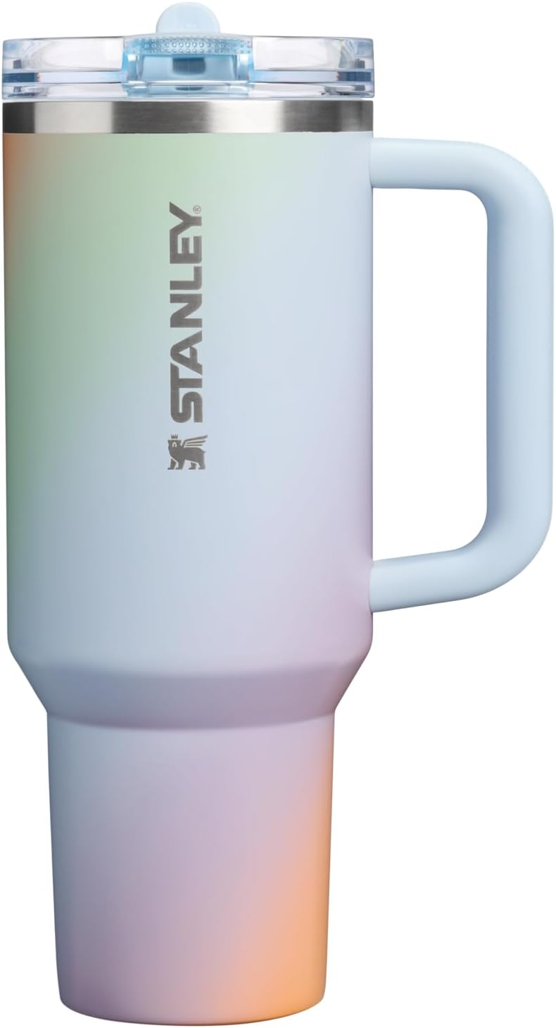STANLEY Quencher ProTour Flipstraw Tumbler, 40 oz, Sunrise Spiral