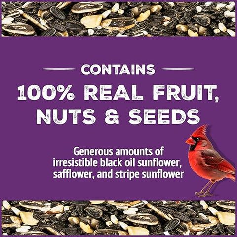 Pennington Pride Songbird Nut & Fruit Blend, Wild Bird Seed for Outside Feeders, Advanced Nutrition Formula for Bird Health, 10-lb. Bag