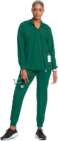 Cherokee Infinity Scrub Jacket for Women Zip Front Contemporary Fit