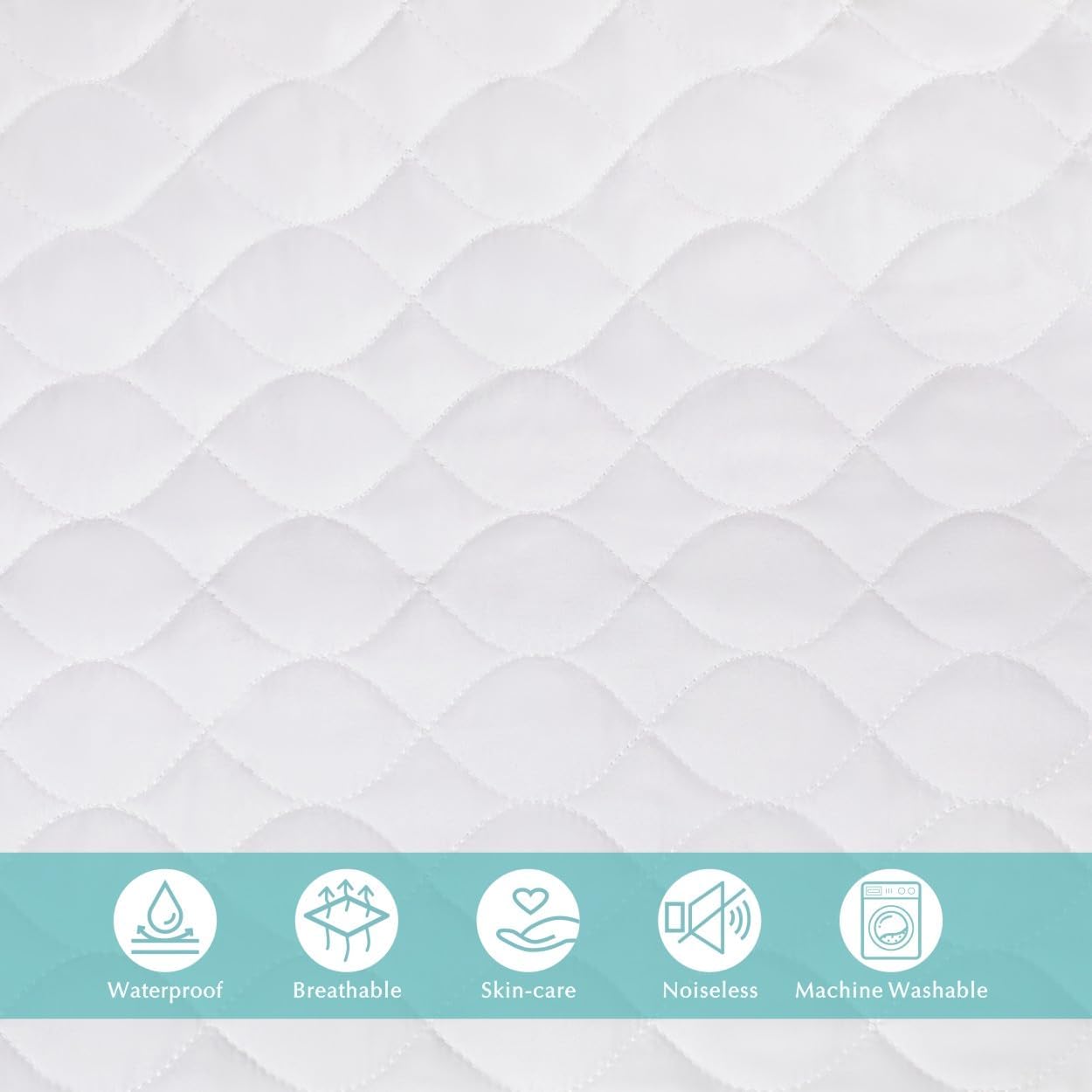 American Baby Company Waterproof Fitted Mini Crib Mattress Protector 38x24