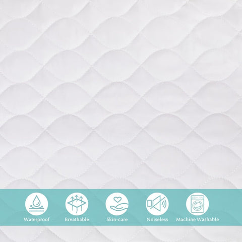 American Baby Company Waterproof Fitted Mini Crib Mattress Protector 38x24