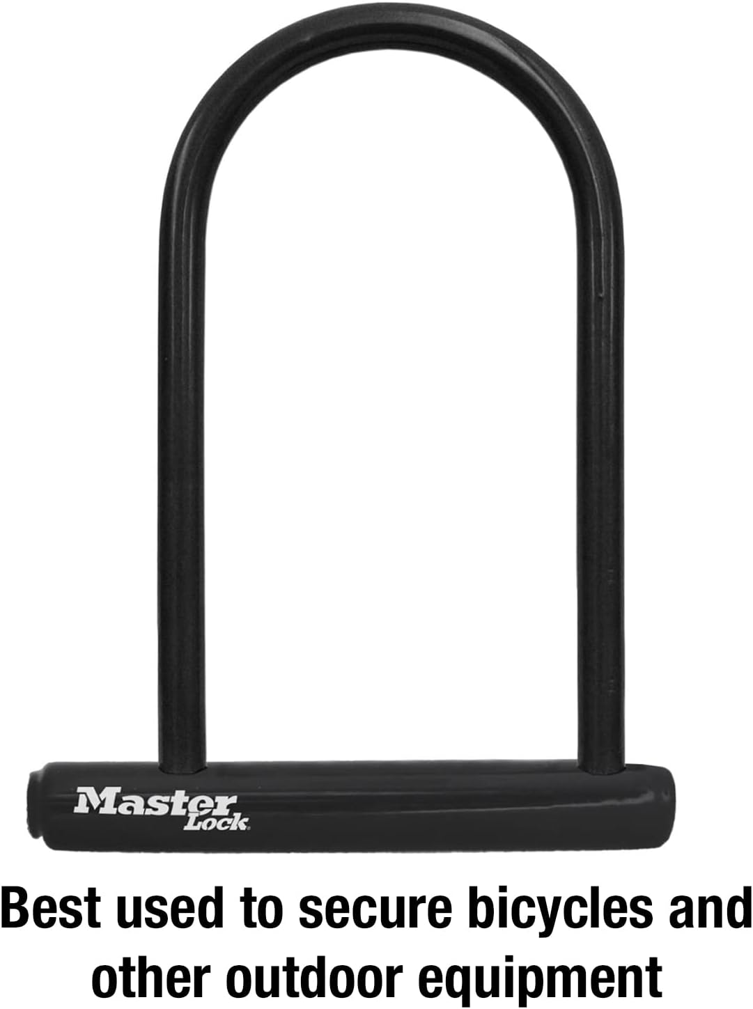 Master Lock U-Lock Keyed Bike Lock, 7-1/4-inch Anti-Theft Device, 8320D