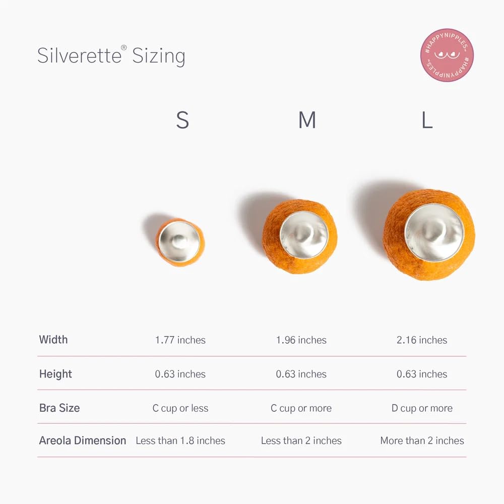 Silverette Nursing Cups, Postpartum Essentials, The Real Silverette, Small