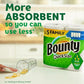 Bounty Quick-Size Paper Towels, White, 16 Family Rolls = 40 Regular Rolls