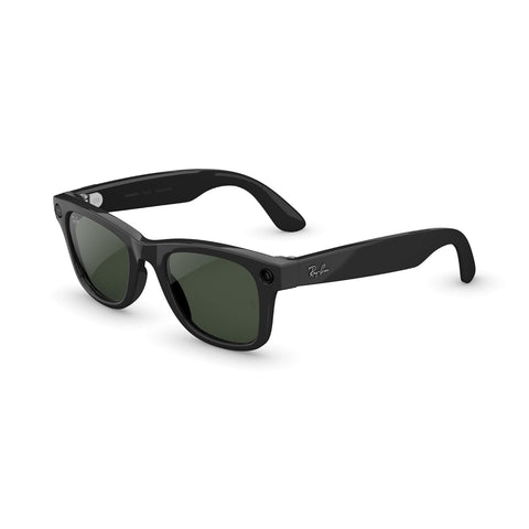 Meta Ray-Ban (Gen 2), Wayfarer Large, Shiny Cosmic Blue | Smart AI Glasses for Men, Women — 2X Battery Life — 3K HD — 12 MP Camera, Audio, Video Recording — Transitions® Sapphire Lenses — Sunglasses