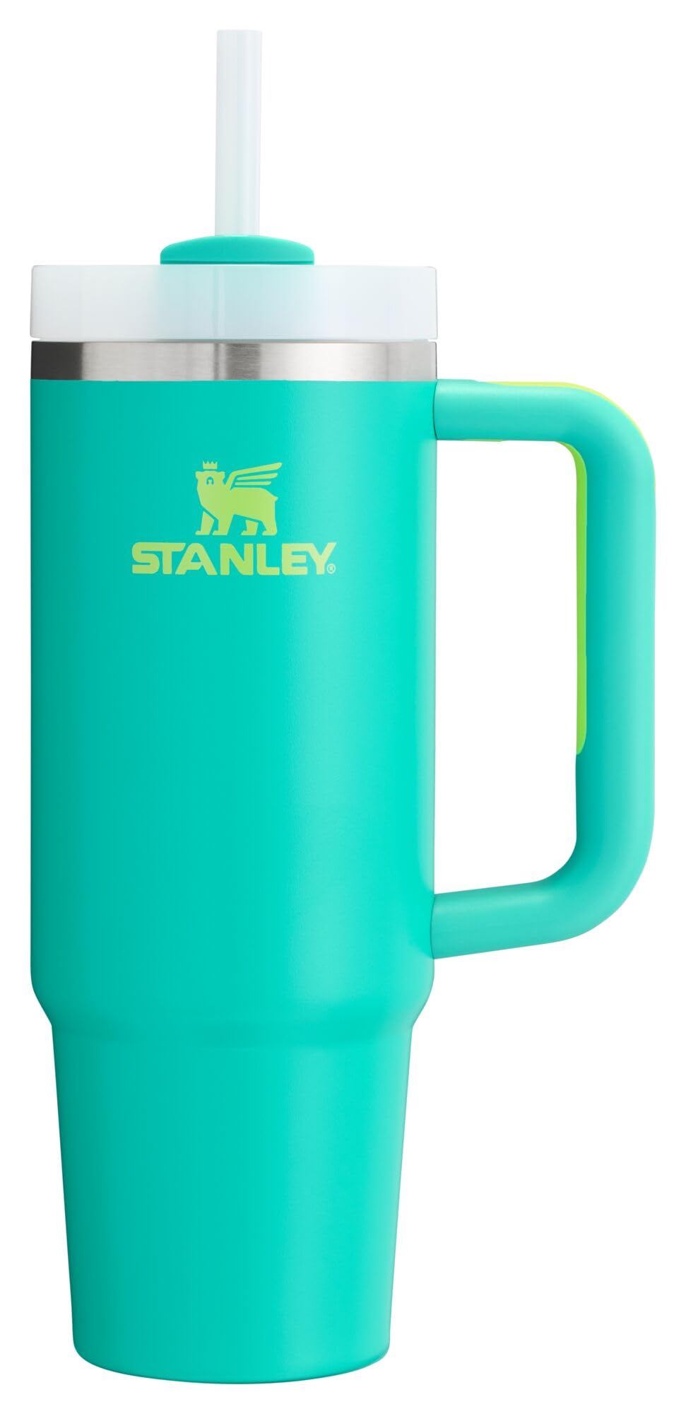 Stanley Quencher H2.0 Tumbler with Handle & Straw 30 oz | Twist On 3-Way Lid | Cupholder Compatible for Travel | Insulated Stainless Steel Cup | BPA-Free | Tropical Teal