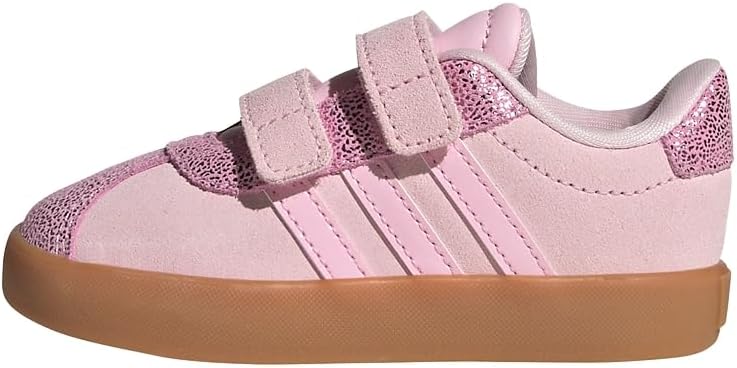 adidas Boys Vl Court 3.0 Sneakers Shoes Casual - Pink, White