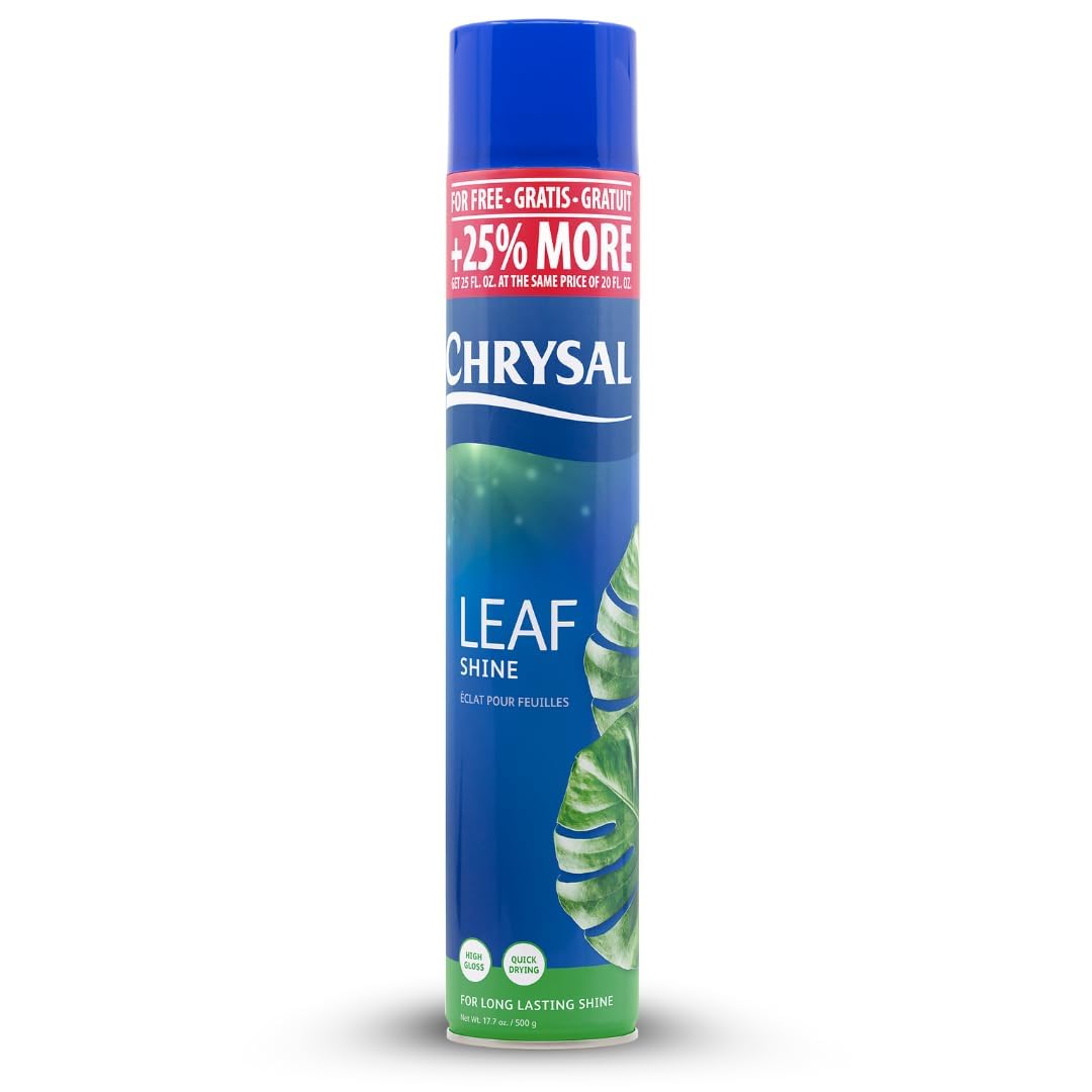 Chrysal LeafShine Spray for Indoor Plants (25oz 6 Pack)