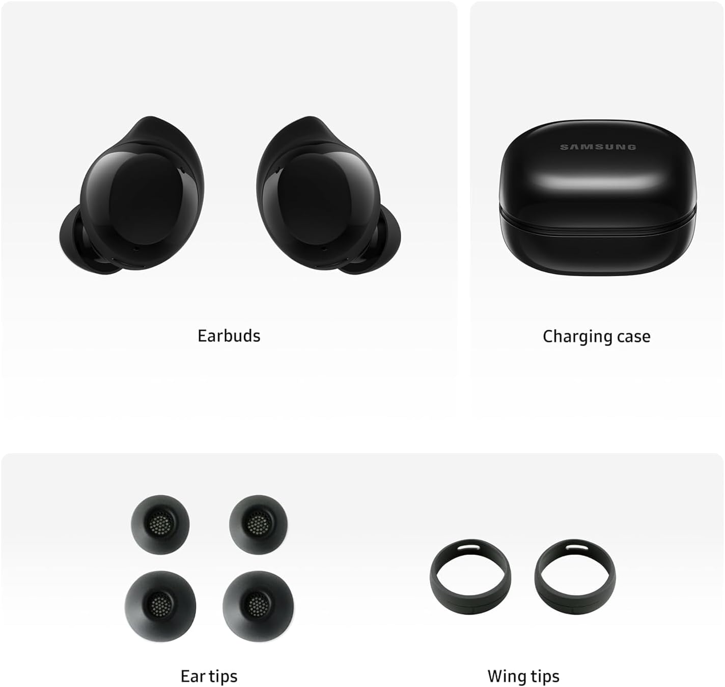 Samsung Galaxy Buds Core SM-R410 (2025) | Latin American Stock | Bluetooth 5.4 | Active Noise Cancelation | up to 35h Continuous Music Playblack - (Black)