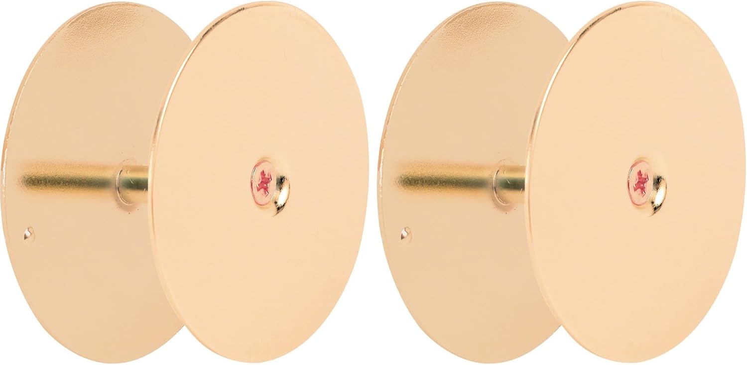 Prime-Line U 10677 Steel Door Hole Cover Plate, Stainless Steel (Single Pack)