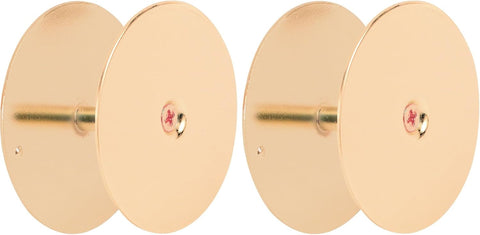 Prime-Line U 10677 Steel Door Hole Cover Plate, Stainless Steel (Single Pack)