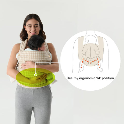 Ergonomic Baby Carrier Newborn to Toddler, Comfort Stylish Cute Easy Use