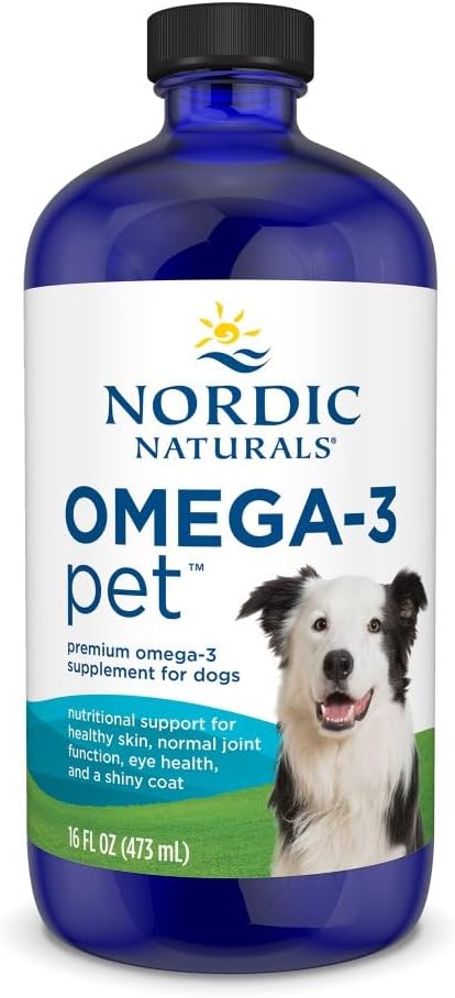 Nordic Naturals Omega-3 Pet, 1380mg Fish Oil for Dogs w/EPA DHA - 16oz
