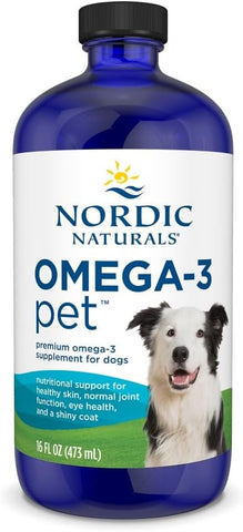 Nordic Naturals Omega-3 Pet, 1380mg Fish Oil for Dogs w/EPA DHA - 16oz
