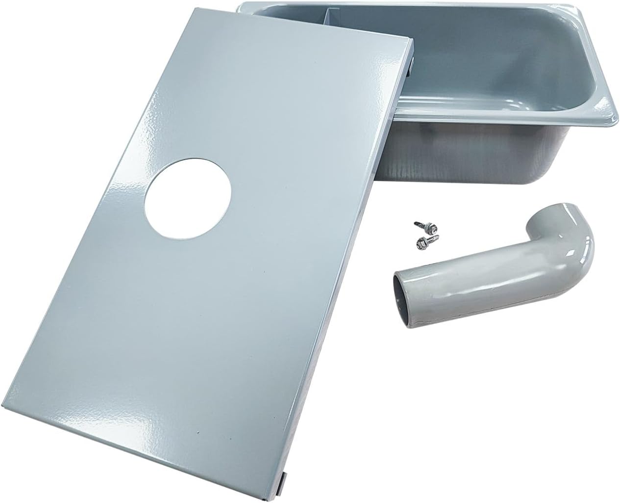 Grease Box for Restaurant Canopy Hood Exhaust Fan| Stainless Steel Hood Accessories for Restaurants | 3.74” Deep Drip Pan