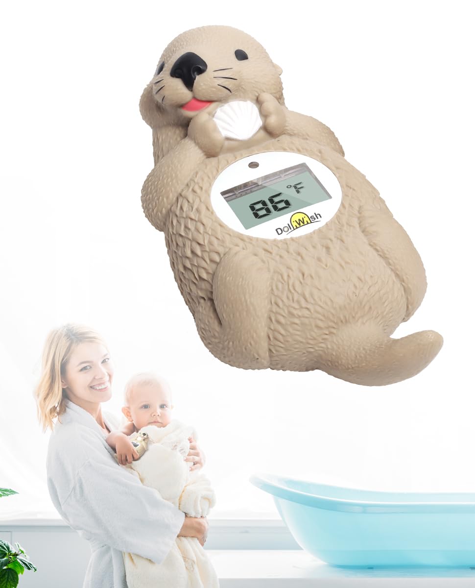 Baby Bath Thermometer for Infants Otter Baby Water Thermometer for Bathtub