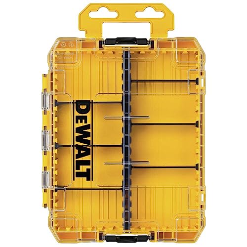 DEWALT Tool Box, Tough Case Organizer, Medium, 8-Compartments, for Small Tools and Accessories (DWAN2190)