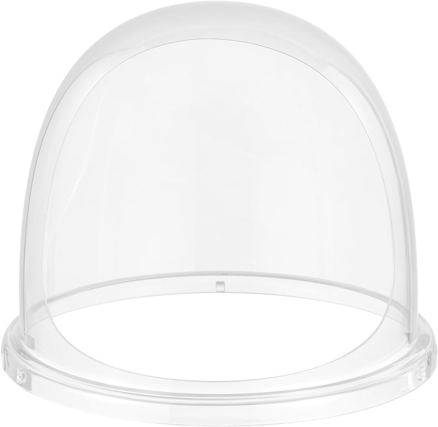 VEVOR 16 Inch Cotton Candy Machine Cover, Transparent Acrylic Dome Bubble Shield Compatible with 15inch Commercial Cotton Candy Floss Maker Bowl for Party, Shops, Bottom Groove Design