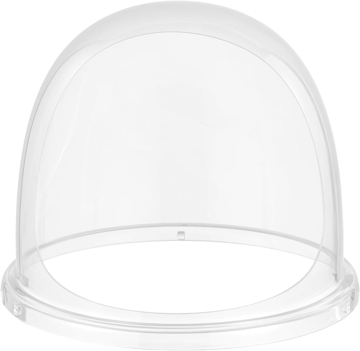 VEVOR 16 Inch Cotton Candy Machine Cover, Transparent Acrylic Dome Bubble Shield Compatible with 15inch Commercial Cotton Candy Floss Maker Bowl for Party, Shops, Bottom Groove Design