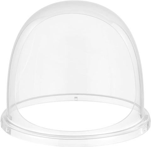 VEVOR 16 Inch Cotton Candy Machine Cover, Transparent Acrylic Dome Bubble Shield Compatible with 15inch Commercial Cotton Candy Floss Maker Bowl for Party, Shops, Bottom Groove Design