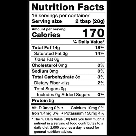 Jiva Organics RAW Organic Cashew Butter 16-Ounce Jar