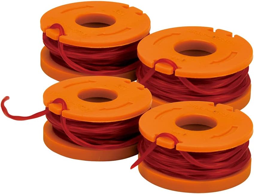 WORX Replacement Spool & Line for String Trimmers, 6 Pack, WA0010