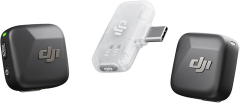 DJI Mic Mini (2 TX + 1 Mobile RX), Ultralight, Active Noise Cancelling