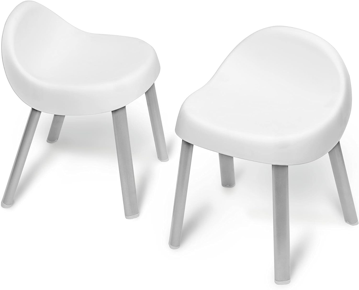 Skip Hop Toddler's Activity Chairs with Non-Slip feet, Set of 2, White