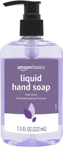 Amazon Basics Original Fresh Liquid Hand Soap with Moisturizers, 7.5 Fl Oz (Pack of 6)