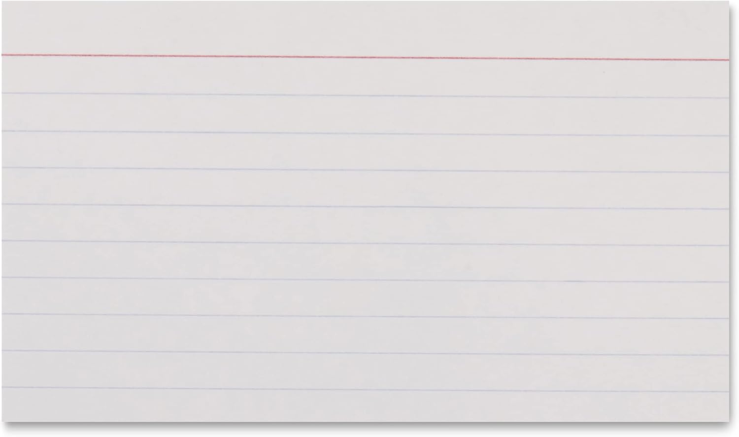 Amazon Basics Heavy Weight Ruled Index Cards for Studying and Note Taking, White, 3" x 5", 300 Count (Pack of 3)