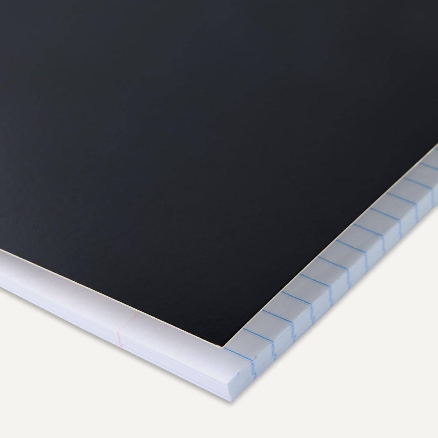 Amazon Basics Wide-Ruled Spiral Notebooks, 8" x 10-1/2", 70 Sheets, Black, 2-Pack