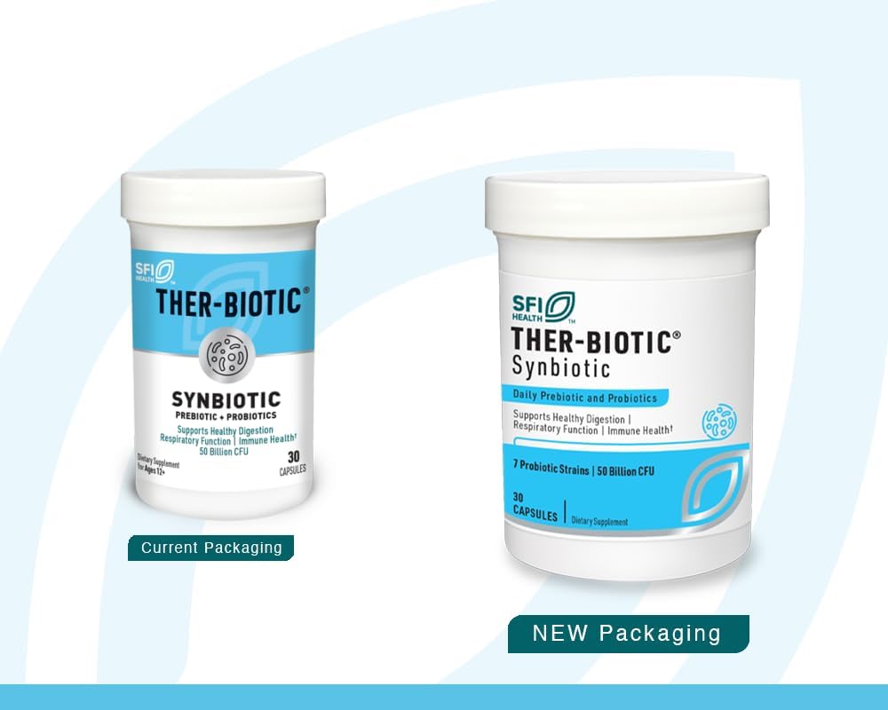 Klaire Labs SFI Health Ther-Biotic Synbiotic, 60 Count