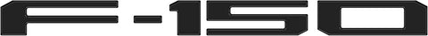 F-150 Tailgate Emblem Letter Inserts - Compatible with 2021-2026 F-150
