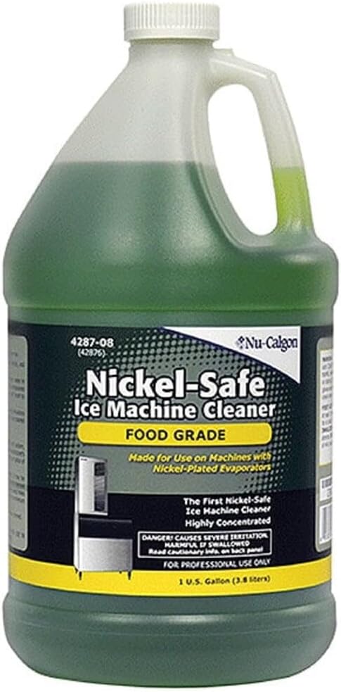 Nu-Calgon Inc 428708 Ice Machine Cleaner-1 gallon, Green, 128 Fl Oz (Pack of 1)