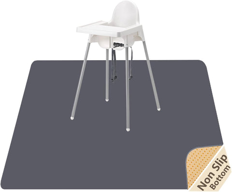 Splat Mat for Under High Chair, Waterproof Washable High Chair Floor Mat