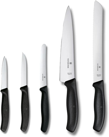 Victorinox Swiss Classic Kitchen Set, 5 Pieces - Utility & Bread Knives