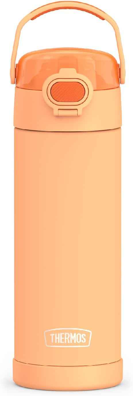 THERMOS FUNTAINER Water Bottle with Spout, 16oz, Orange